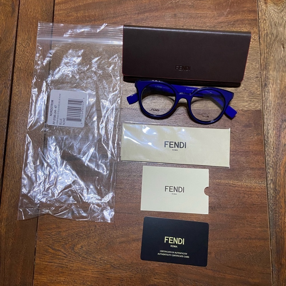 FENDI 47mm Round Optical Frames - Picture 10 of 11